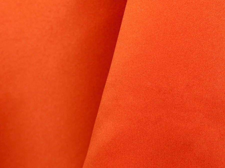 Tangerine Matte Satin